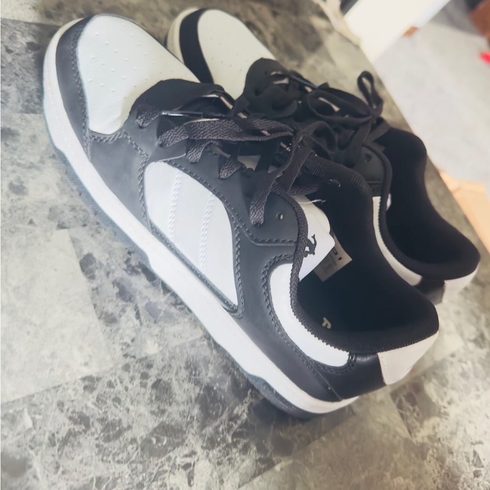 Black and White Sneakers